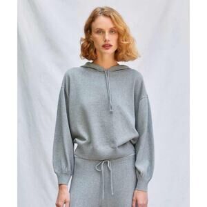 Christy Dawn The Salem Sweater Pullover Hoodie Cotton Cashmere Heather Grey